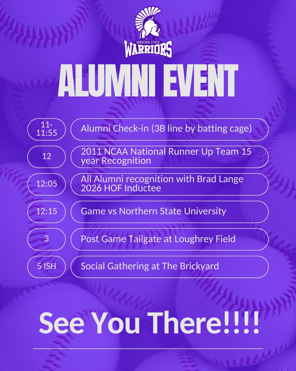 Winona State Baseball tweet media