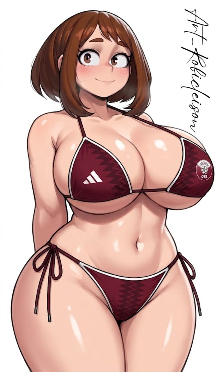 Art_Robicleison's tweet image. Dia 7 de 48      
Fazendo desenhos de cada seleção até começar do mundial 2026     
Ochaco UrarakaX Catar
#OchacoUraraka #Qatar #ArtProcess