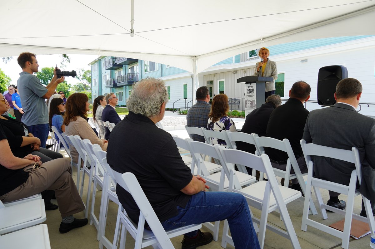 LAHousingCorp's tweet photo. #TeamLHC celebrates the grand opening of a new affordable housing complex dedicated to workforce households in Houma, LA. The West Tunnel Lofts bring 40 units that grant the community new housing opportunities. As of April 1, 2026, the West Tunnel Lofts is 60% occupied and 82% leased. If you want to learn more about this project, read about the West Tunnel Lofts in our PRESS RELEASE section on our website. https://t.co/Qg41TPjDTp