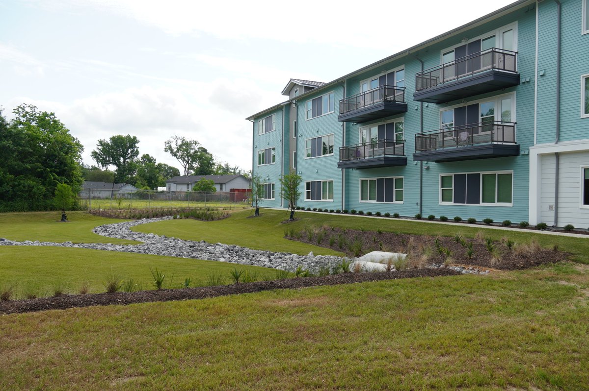 LAHousingCorp's tweet photo. #TeamLHC celebrates the grand opening of a new affordable housing complex dedicated to workforce households in Houma, LA. The West Tunnel Lofts bring 40 units that grant the community new housing opportunities. As of April 1, 2026, the West Tunnel Lofts is 60% occupied and 82% leased. If you want to learn more about this project, read about the West Tunnel Lofts in our PRESS RELEASE section on our website. https://t.co/Qg41TPjDTp