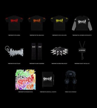 North West drops vinyl and merch for her debut EP ‘n0rth4evr’ ahead of its release tonight 🚨