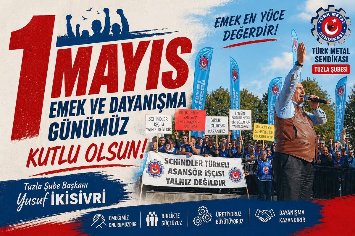 huseyin80190's tweet image. Emeğin Olduğu Yerde Umut 
Umudun Olduğu Yerde Gelecek Vardır.
1 Mayıs Alın Terinin ve Mücadelenin Günüdür 
#Yaşasın1Mayıs🇹🇷✊️🇹🇷
#TuzlaŞubesi
#Stoeger🇹🇷