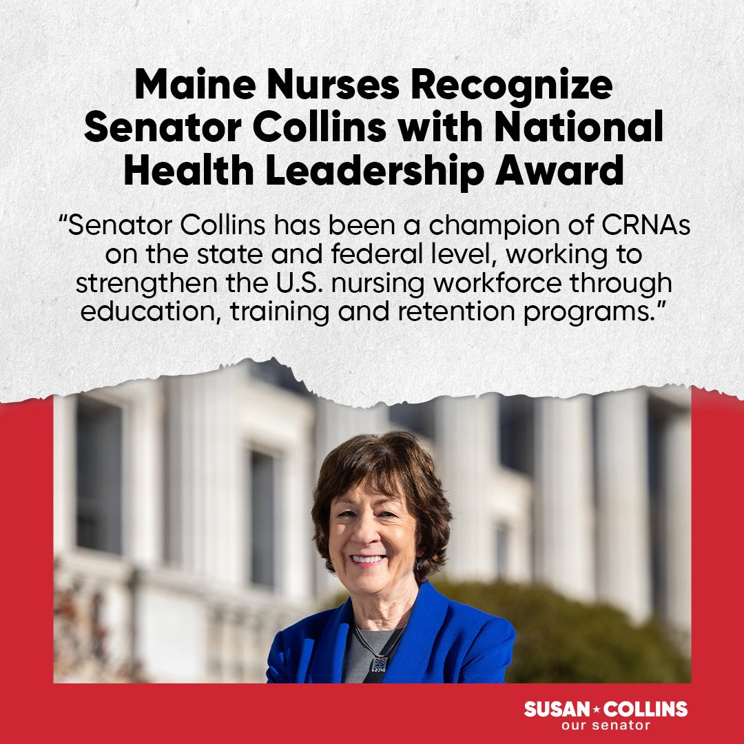 Susan Collins for Senator tweet media