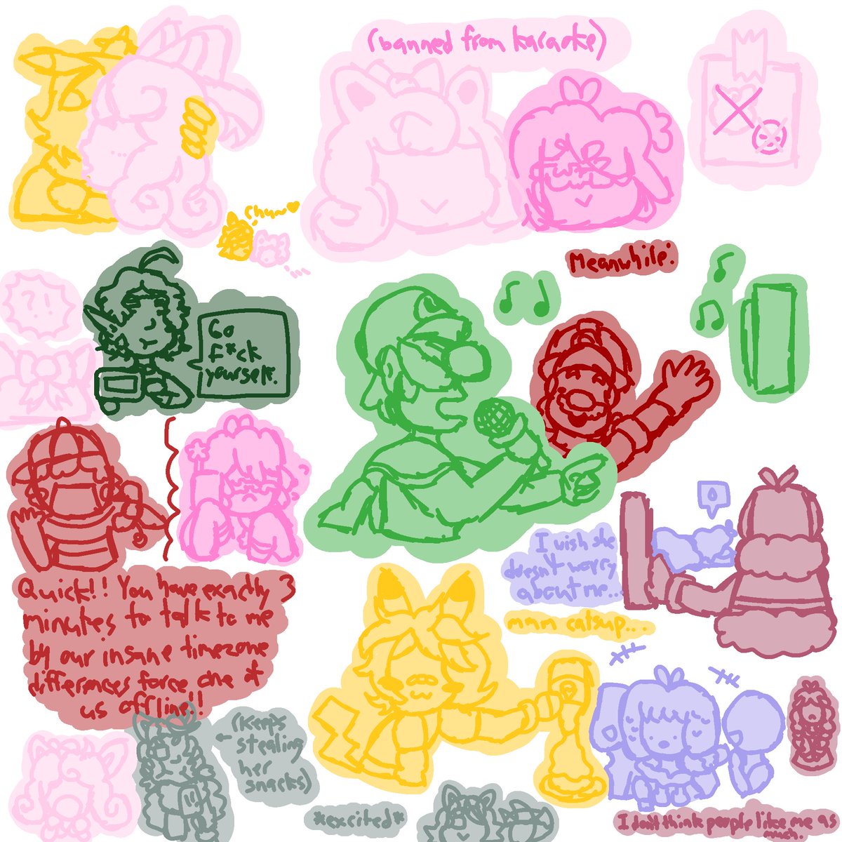 dreamofnova's tweet photo. Smashronpa Doodles! https://t.co/N2OyH9RhIu