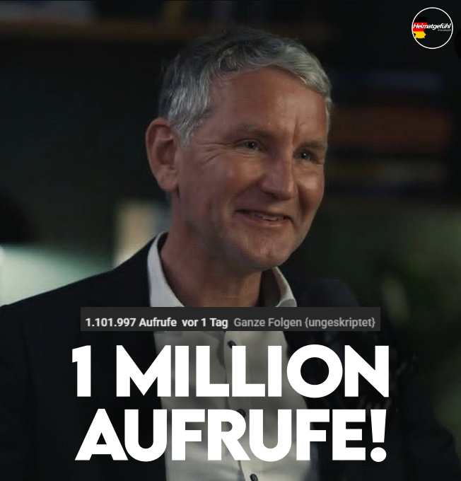 Sie sind gegen ihn, weil er für uns ist. 🇩🇪

Gratulation, Höcke und Ben!
