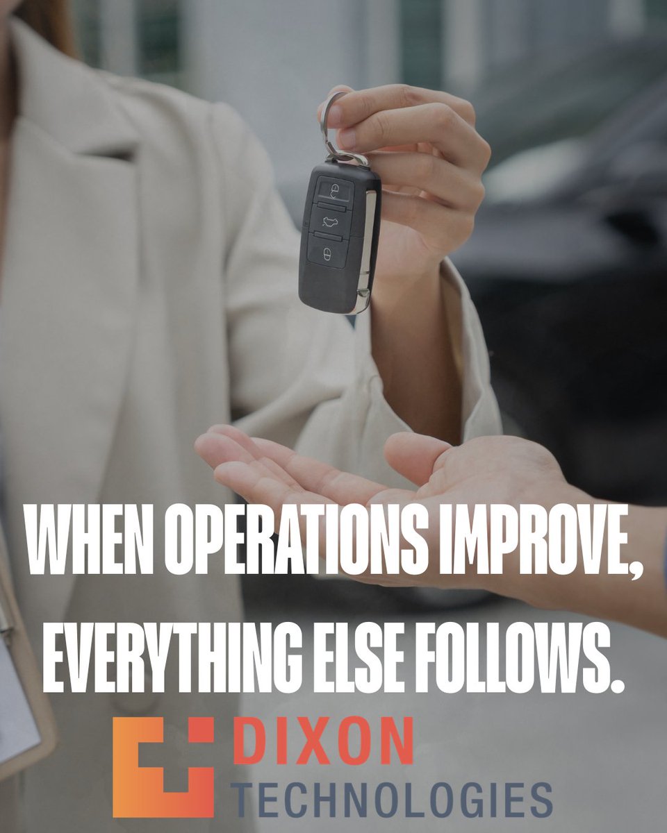 DixonTechnology's tweet photo. When operations run smoother, your dealership runs stronger. 💪🚗

From the showroom to the service lane, Dixon Technologies helps dealerships streamline processes, improve customer engagement, and create more opportunities for sales and service visits. https://t.co/RuCdcTcohl