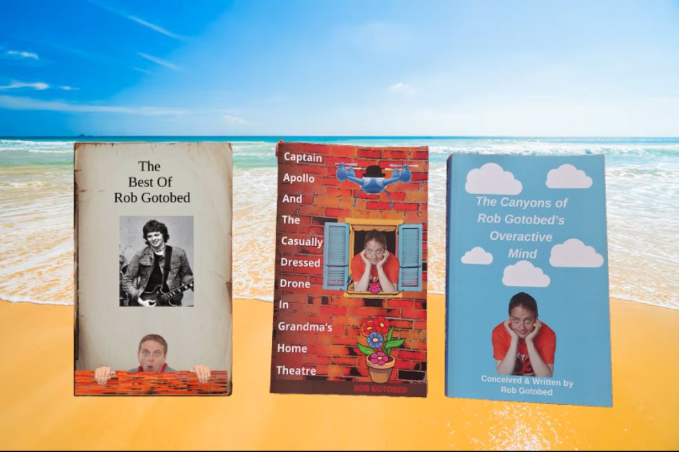 RobGotobedbooks's tweet photo. You provide the sand, the sea and the sun — Rob will provide the fun &amp; laughter!

Probably the funniest comedian you’ve never heard of! Although you’ve already laughed at his jokes on some of the top UK/USA comedy shows
IMDb: https://t.co/L2IRuho5RL
Books: https://t.co/Yb3pA8Kt0x https://t.co/X2cNFoIzDO