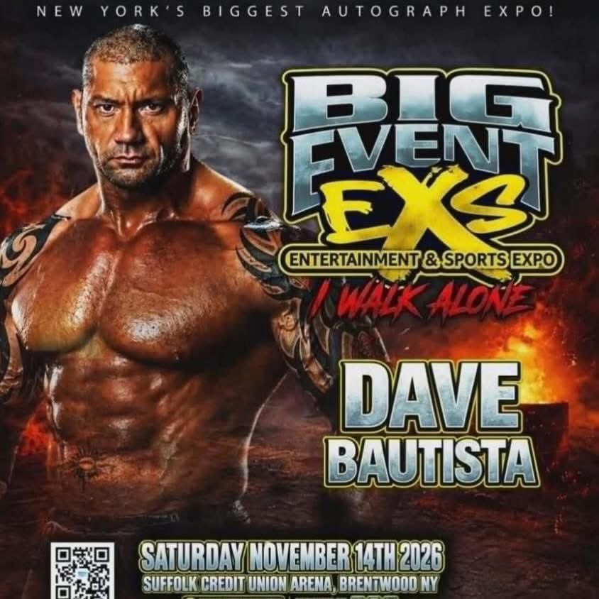 PerchedTopRope's tweet image. Can we say @bigeventny is killing it the past few years with some great exclusives!!! Dave Bautista aka Barista and also known for being Drax in the Marvel Universe! #bigeventny #wrestlingcommunity #Retweet