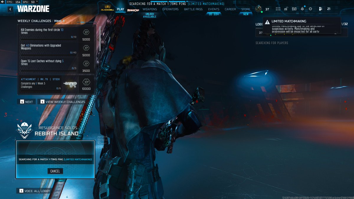 BboyBroccoli's tweet photo. Last time i played was 2 days ago, I was practicing &amp; i dropped more than 130 kills in a 1 hour. 
A few kids were crying i am cheating and reported me.
Aparently using the combo of UAV + Minimap + Eyes + Brains is cheating
Same Account since day 1
@CallofDutyCM @CallofDuty https://t.co/7AvCPfZjYu