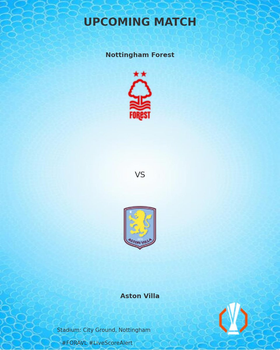LSAlert_UEL's tweet photo. 🚩 The players are taking their positions! Nottingham Forest vs Aston Villa is minutes away! #FORAVL #LiveScoreAlert https://t.co/4XnlDE7PKH