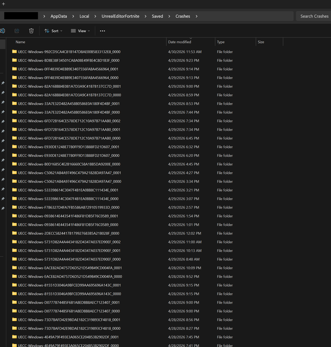 kbuckmaster's tweet photo. @Flak @FNCreate  These are all from the UMG editor. 47 in the last 48 hours. No matter how careful you are, something as simple as clicking a widget can cause it to crash. Hours of wasted time relaunching the editor and redoing work if I forgot to hit save after every action. This has been reported numerous times. 

Please take this seriously. Wanting to make a cool UI shouldn't be punishing.