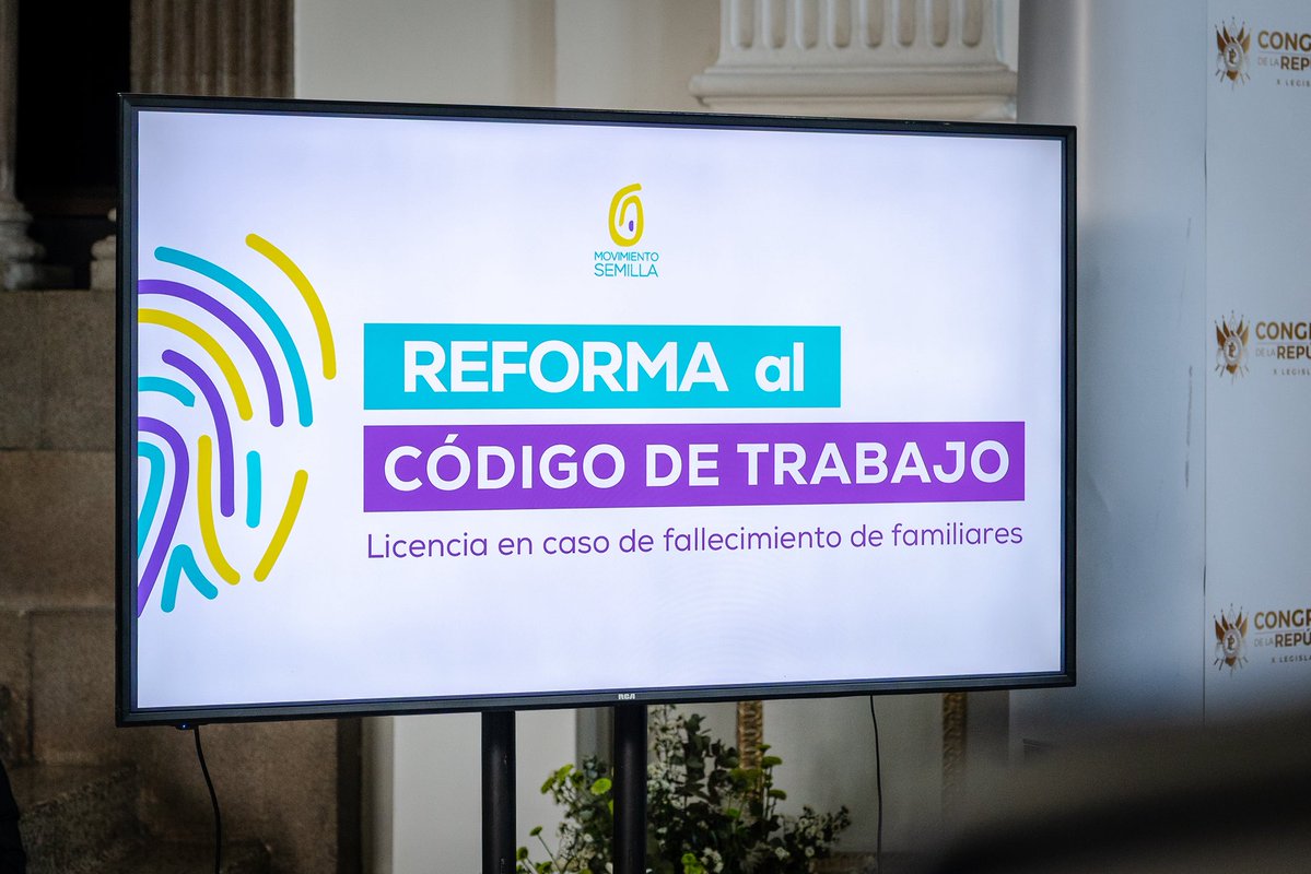 Nadie debería perder salario por despedirse de su familia ✨🫂.

Hoy presentamos una iniciativa para que las y los trabajadores tengan licencia con goce de salario cuando fallezca un abuelo o un hermano 🪦❤️

La ley laboral también debe tener humanidad.