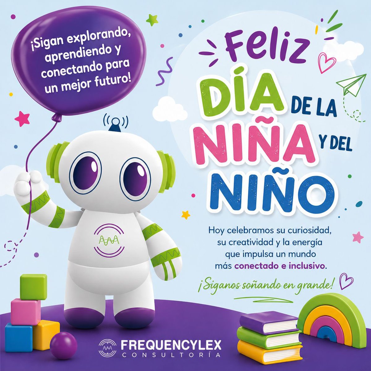 FrequencyLex's tweet photo. Feliz día de la Niña y el Niño 🎊🥳

https://t.co/Y4wnlCVl62 https://t.co/R9eidm4nSa