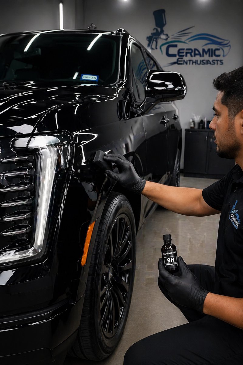 enthusiast18714's tweet image. Houston heat and humidity are brutal on your SUV’s paint. ☀️ Our ceramic coatings are specifically formulated for TX climate to provide long-lasting shine. One car at a time, owner-operated, and strictly in-shop for best results. #HoustonAuto #CeramicCoating #SUVLife
