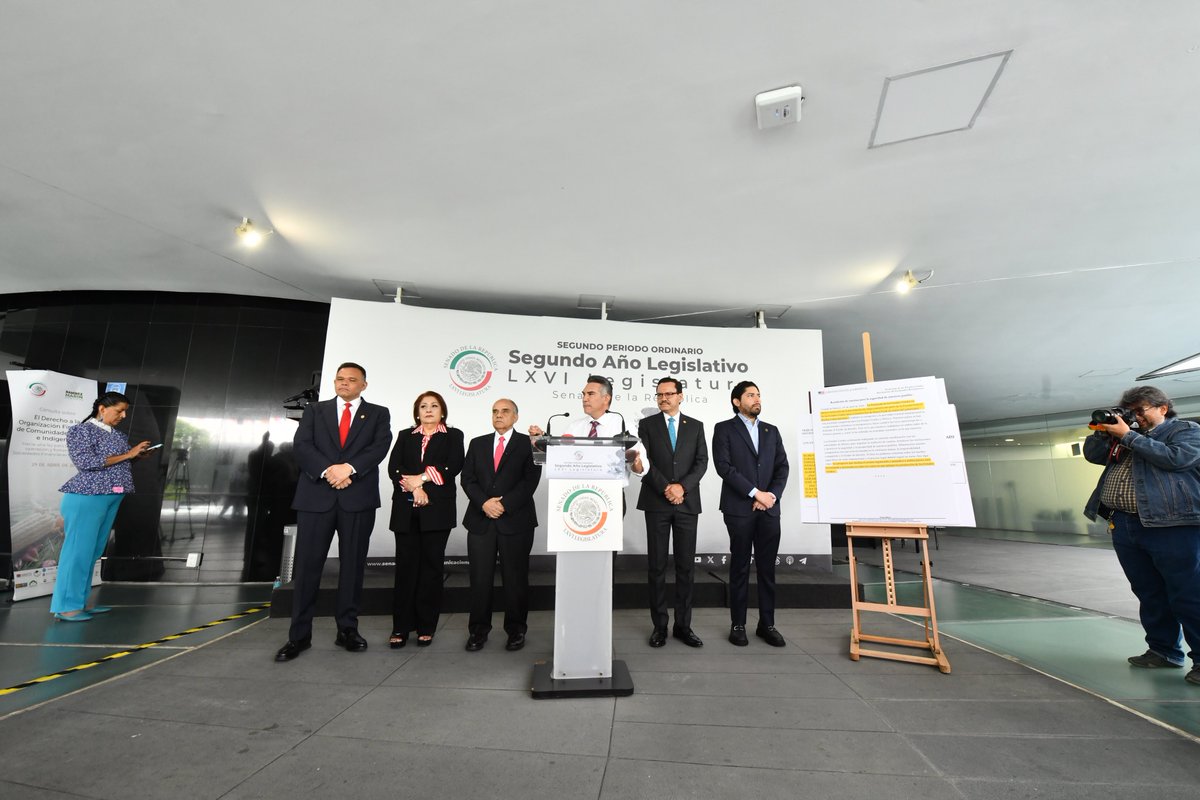 El PRI solicitará formalmente que MORENA pierda el registro como partido político. Está acreditado que es una estructura de protección al crimen organizado y hay acusaciones formales del gobierno de los Estados Unidos contra el gobernador de Sinaloa <a href="/rochamoya_/">Rubén Rocha Moya</a> y otros nueve