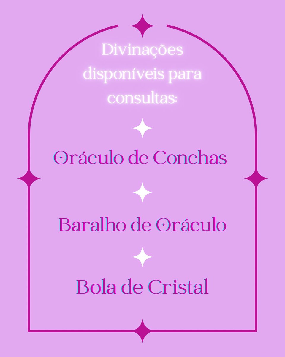 💜 oráculo ancestral 💜 atendimentos online
✨ contato: dm ou insta @/oraculismoancestral
tags: #oráculo #tarot #baralho