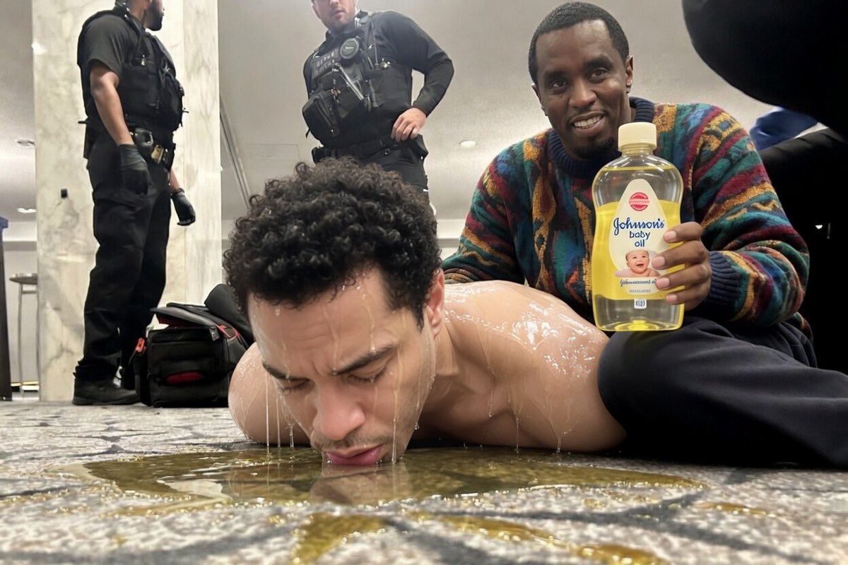 Beef910's tweet photo. @PlanetOfMemes Diddy has him ready. 
Photo credit @Amer1can_Barbie https://t.co/NH2ocBOpyH
