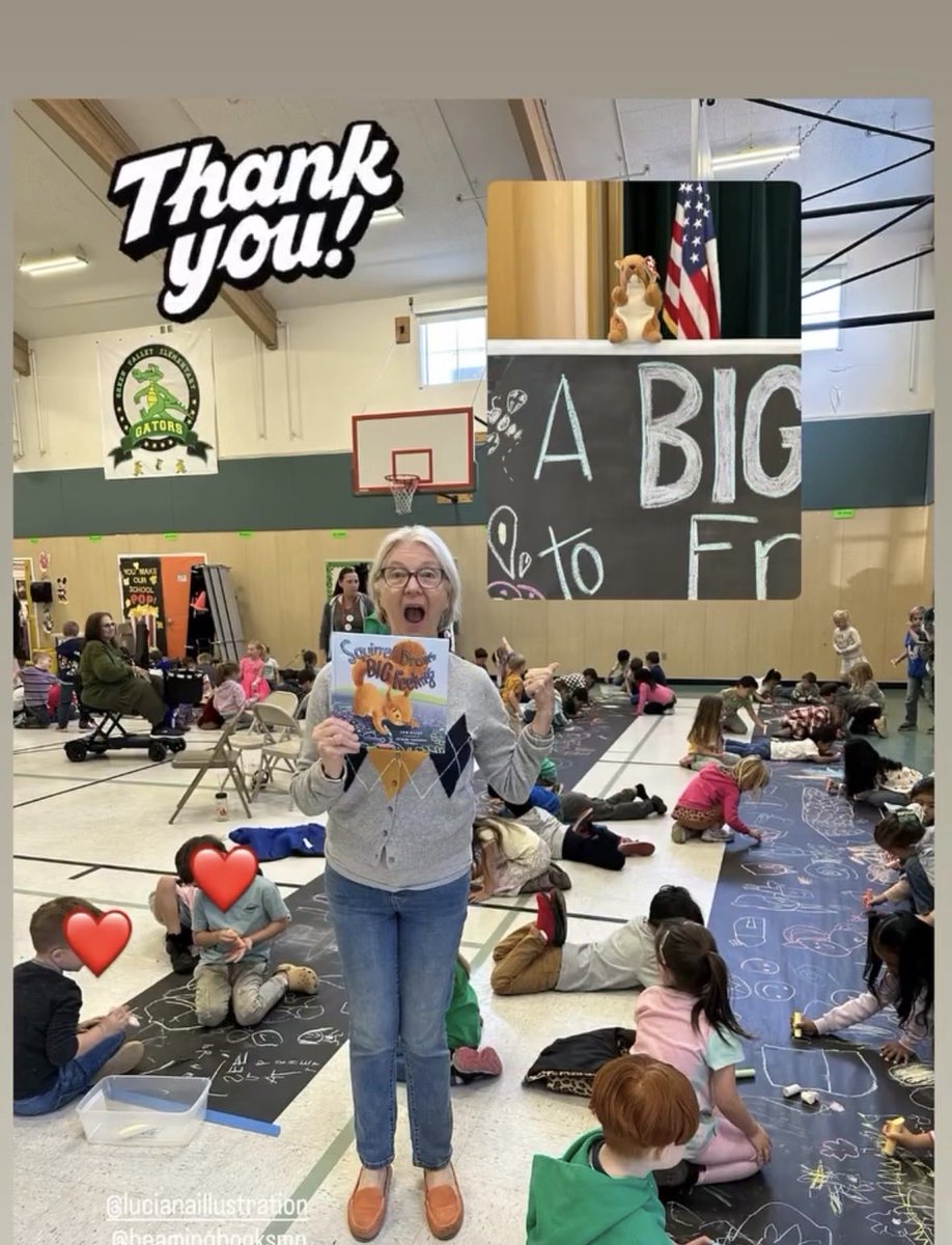 ErinDealey's tweet image. 2/🐿️ Thank you to the wonderful #teachers #librarians &amp;amp; #parents who jumped in when I said, “Want to host a Squirrel Party to celebrate my new book?” @BeamingBooksMN @EastWestLit #chalkart #SEL
