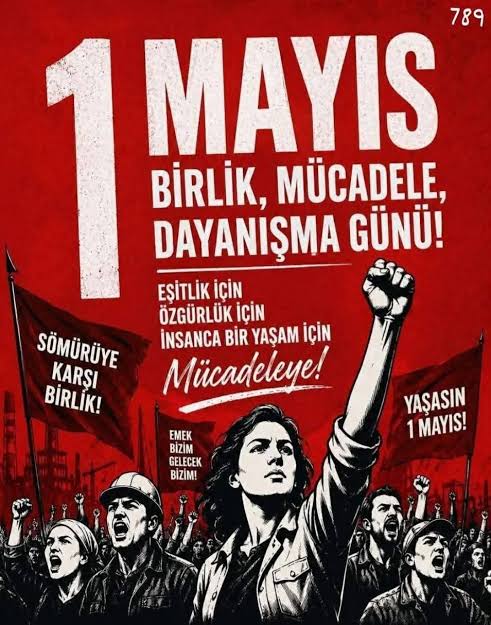 devrim_serhat4's tweet photo. Haksızlıkların, eşitsizliklerin, adaletsizliklerin ve ezilmenin olmadığı, emeğin sömürülmediği, aydınlık, eşit ve güzel bir dünyayı göreceğimiz günlerin geleceği umuduyla, tüm emekçi kardeşlerimizin 1 Mayıs Emek ve Dayanışma Günü’müz kutlu olsun.
#1Mayıs2026 https://t.co/sGl2aOZkIj