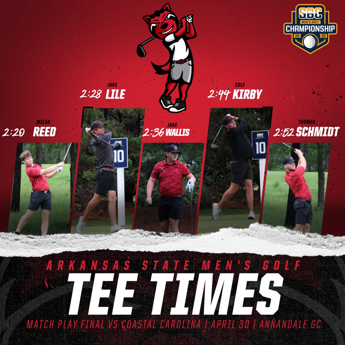 Arkansas State Golf tweet media