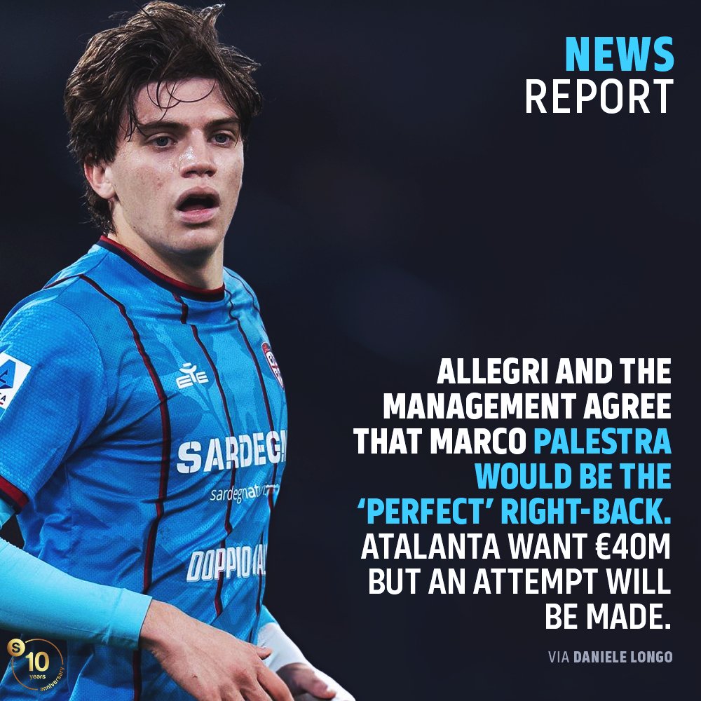 SempreMilanCom's tweet image. 🇮🇹 #ACMilan and Allegri have identified the ideal name for the right side, but he won't be cheap.

🤔 Would Palestra be worth the investment?