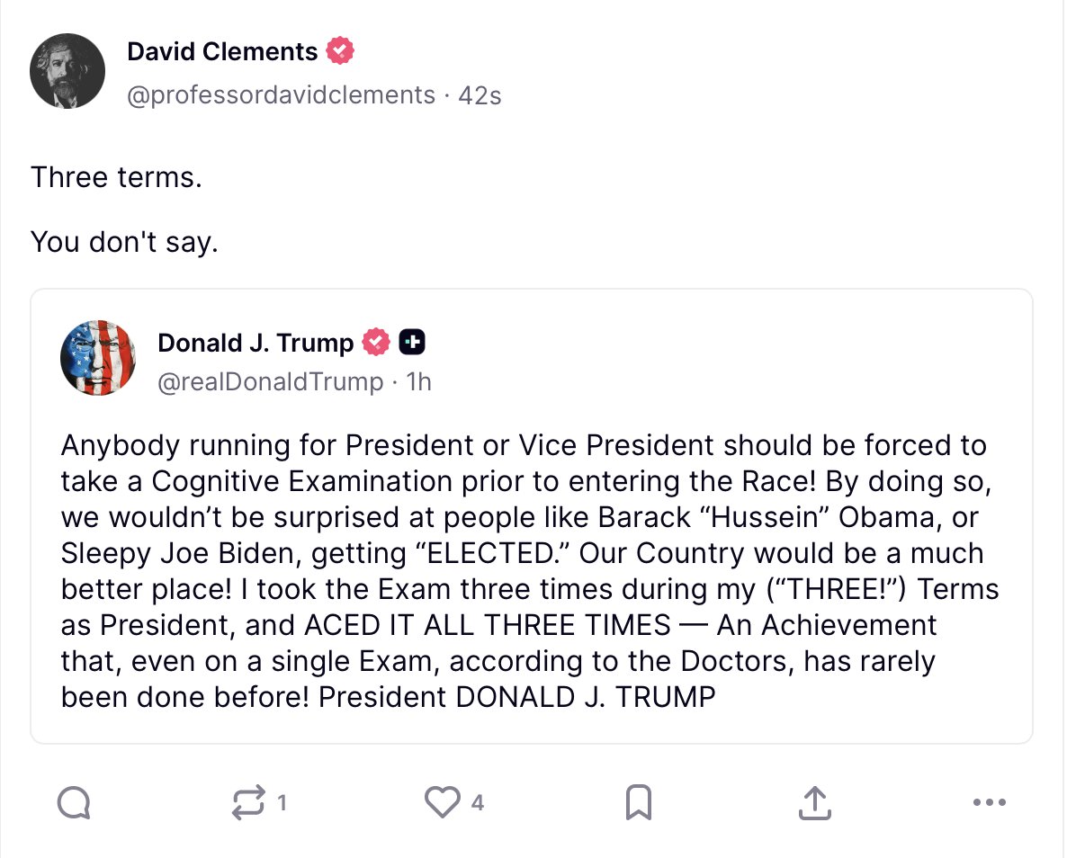 David Clements tweet media