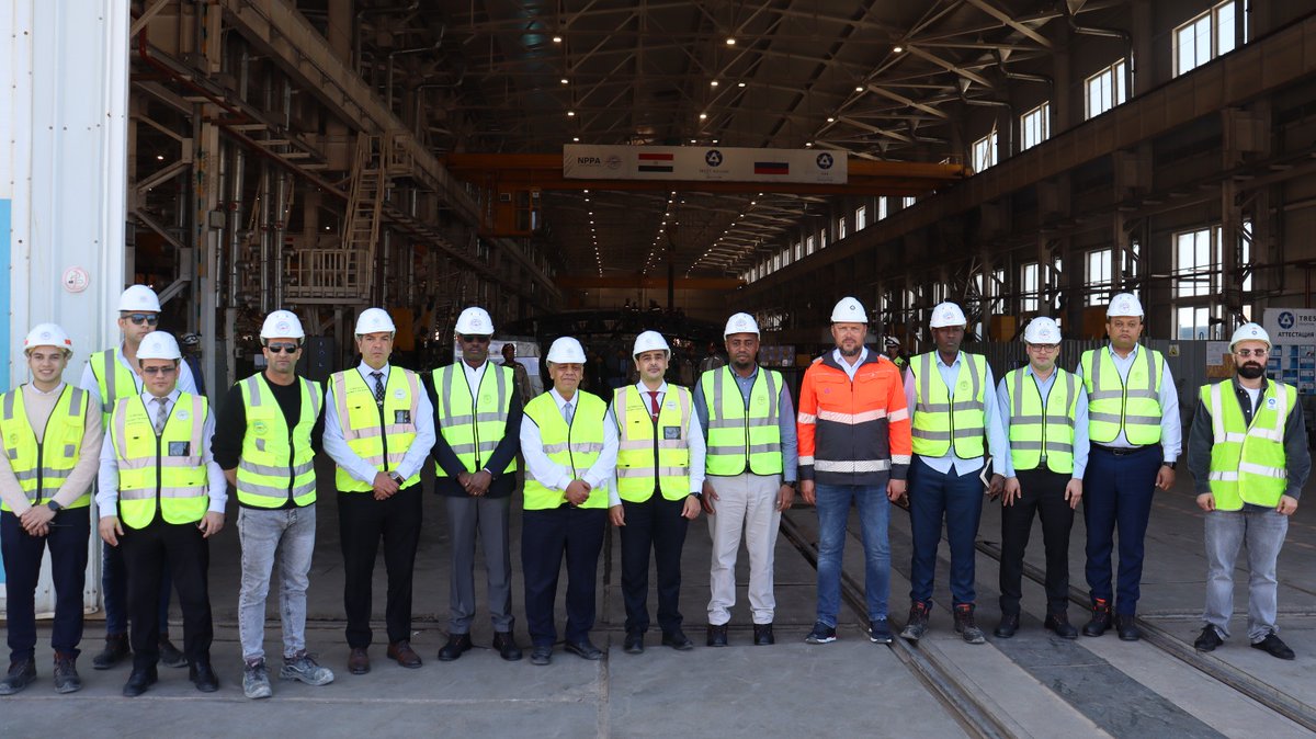 RwandaInfra's tweet photo. Today in Egypt, Minister of State @Jadouwihanganye visited the El Dabaa Nuclear Power Plant, where he gained insights into its operations and strategic role in advancing Egypt’s energy transition. 1/2 https://t.co/ymhN8JHW5G