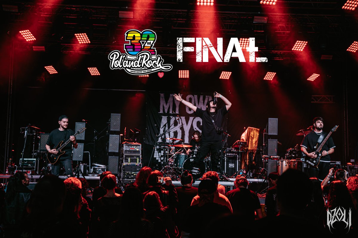 MyOwnAbyssPL's tweet image. Stało się. Zagramy w finale eliminacji do Pol'and'Rock Festival! 📷 Widzimy się 29-30 maja we Włocławku.

#myownabyss #metalcore #rock #metal #polandrock