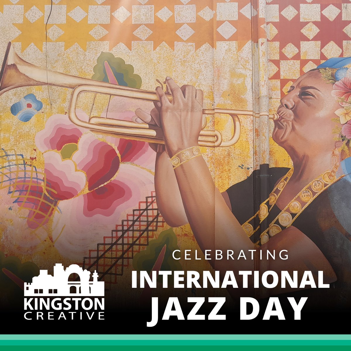kgncreative's tweet image. Today is International Jazz Day, celebrating a genre rooted in freedom, collaboration, and improvisation. We honour musicians and listeners alike who keep the spirit of jazz, and musical exploration, alive.

#InternationalJazzDay #MusicCulture #CreativeFreedom #KingstonCreative