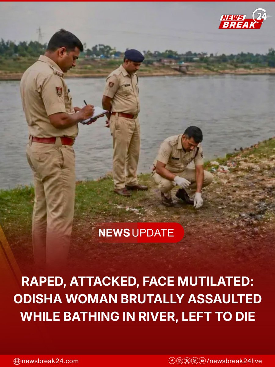 NewsBreak24Live's tweet image. A woman was allegedly assaulted in Dhenkanal near the Sapua River, sparking shock and a police probe.
.
.
.
.
#Odisha #Dhenkanal #CrimeNews #WomenSafety #BreakingNews #IndiaNews