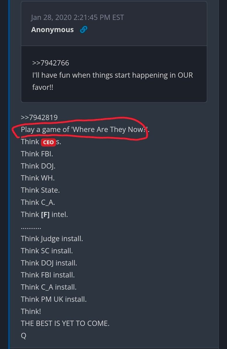 InThis2getherWW's tweet image. I can't help but notice how EMPTY that hearing is, lol. Where are [[they all]]? 🤭 Assets Seized yet?
EO13818 #CrimesAgainstHumanity EO13848 #ElectionInterference 
Let's play a game. "Where Are They now?" Q
😉