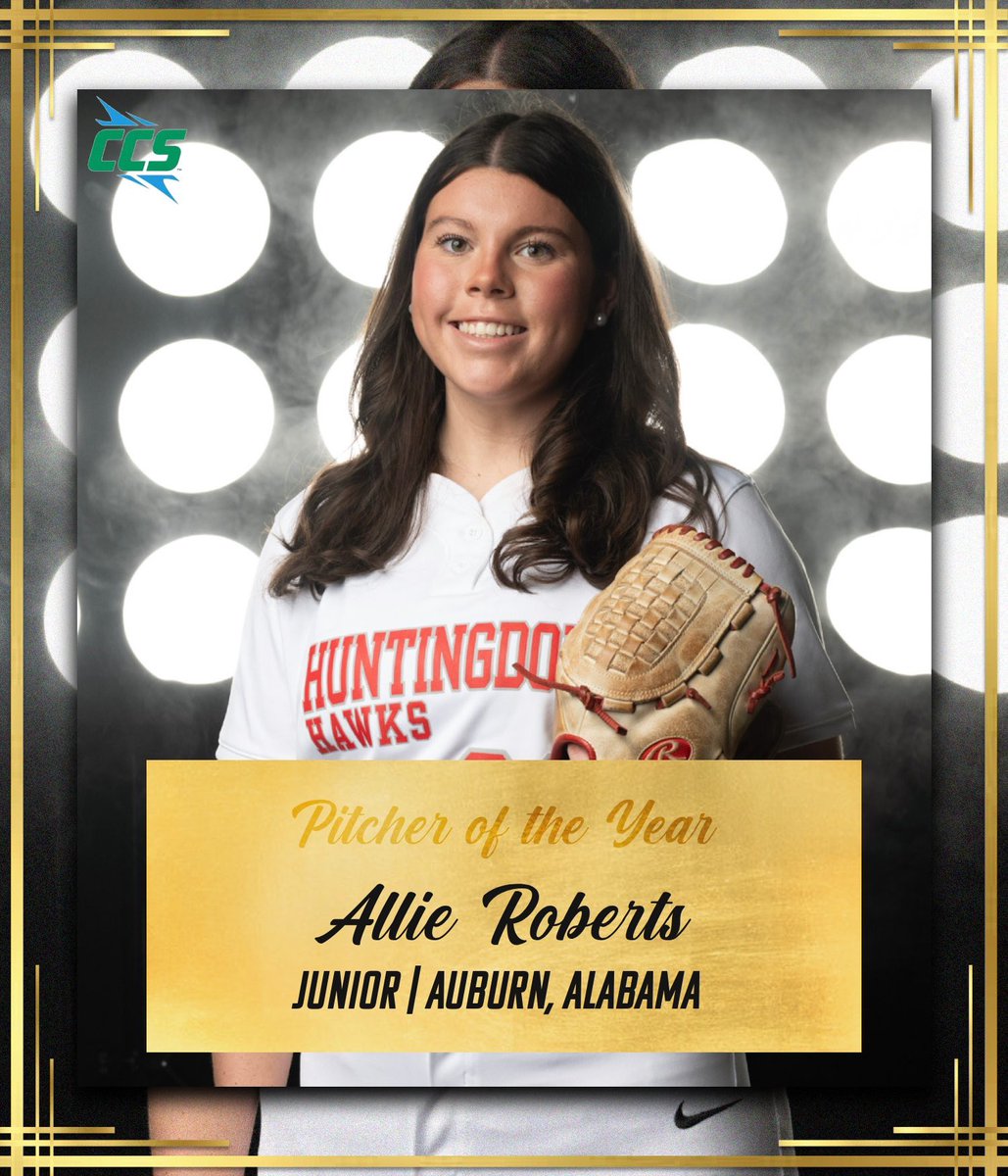 HCHawksSports's tweet photo. REPEAT!

Allie Roberts repeats as CCS Pitcher of the Year to headline Huntingdon’s All-Conference Honors!

#hawkem https://t.co/0dI1xTNVF8
