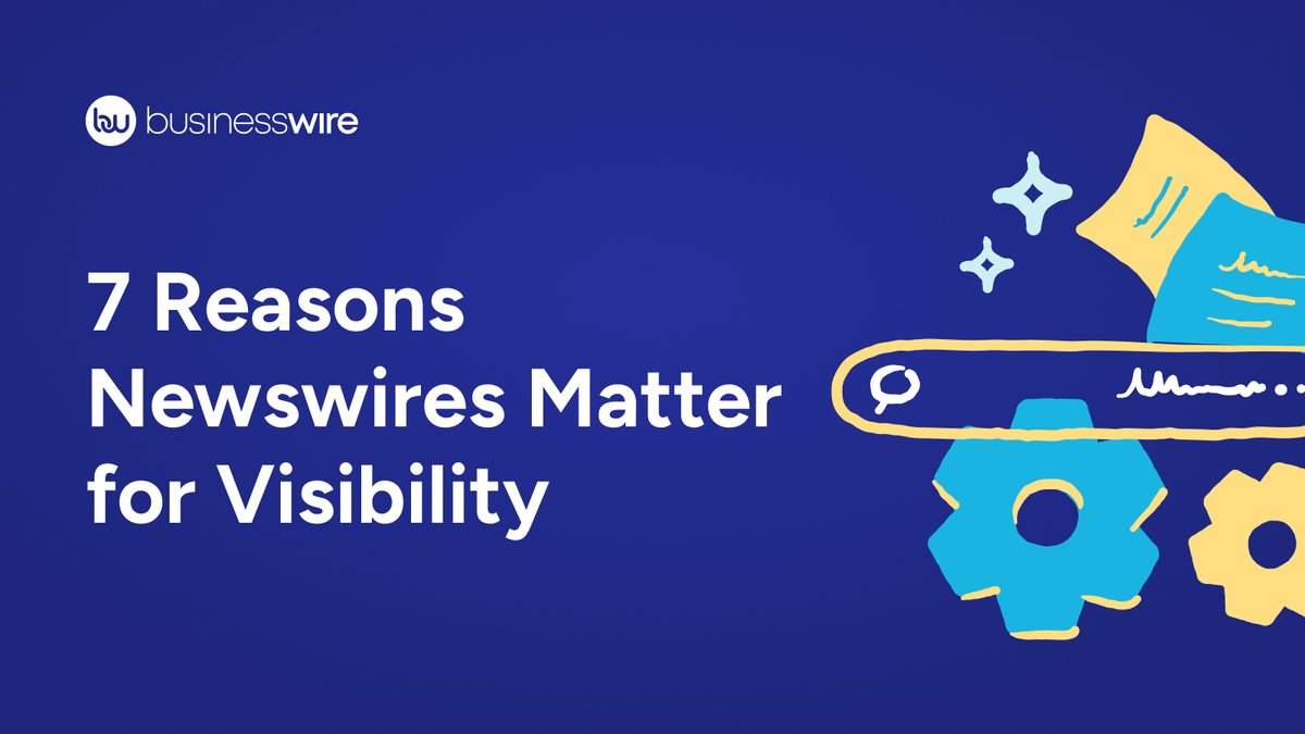BusinessWire's tweet image. Newswires don’t just send your story out, they help it get indexed, ranked, and surfaced in search results and AI-generated answers. Learn more about how distribution drives discoverability. hubs.la/Q04f3s1X0
#PublicRelations #PressRelease #SEO #AIsearch