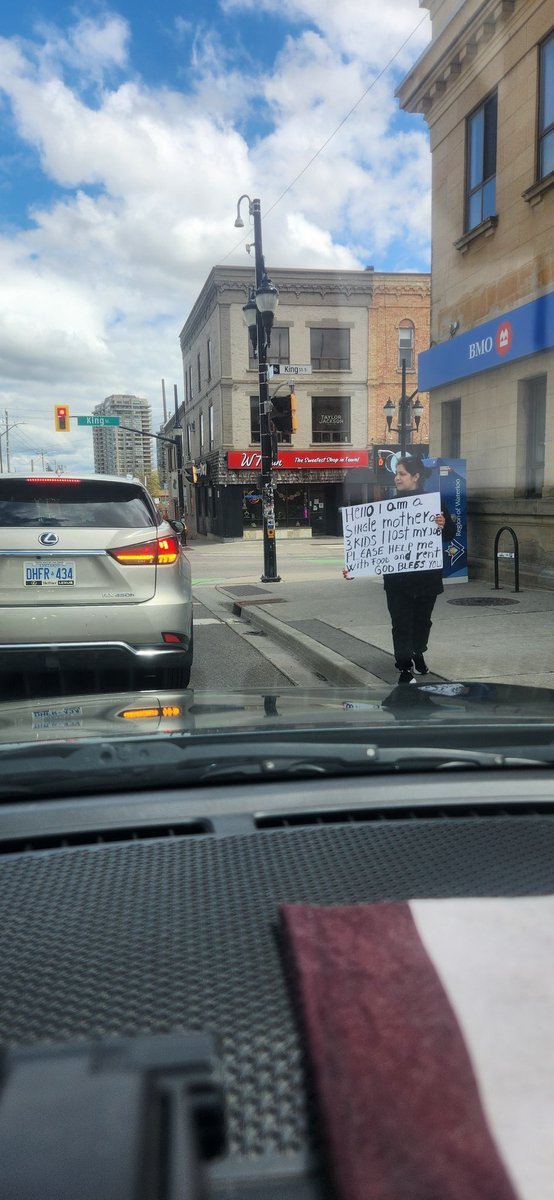 Pincalo's tweet image. Here's something I've only ever seen in Toronto, That's now in #waterloo... 

Looks like someone didn't get approved for their #TFW status.