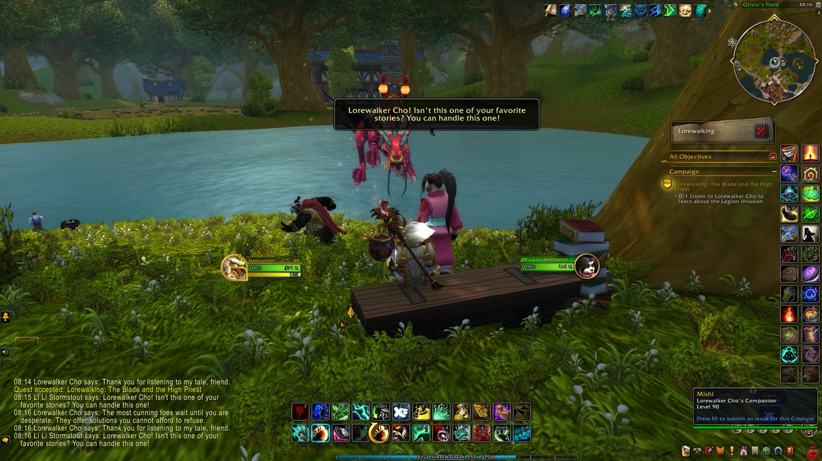 MrGMYT's tweet image. In Patch 12.0.7, Li Li Stormstout takes over from Lorewalker Cho as the Lorewalking NPC, alongside a brand new UI

Lorewalker Cho will still guide you through previous stories