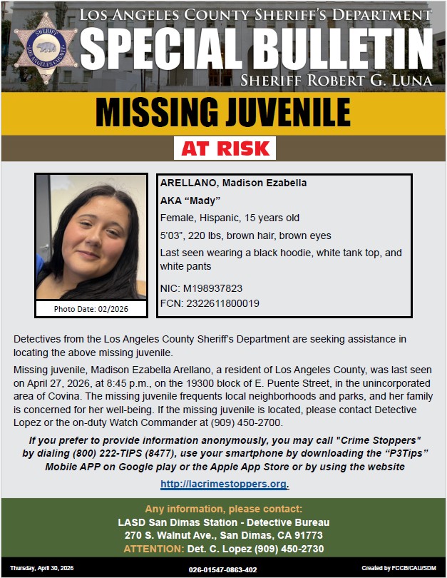 LA County Sheriffs tweet media