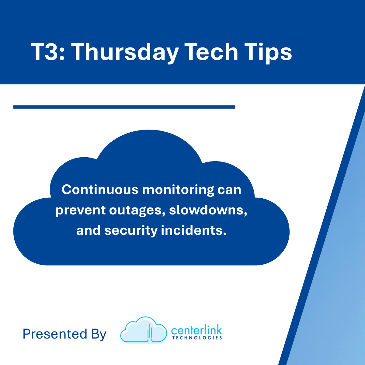 CenterlinkTech's tweet photo. Most IT issues don’t happen suddenly. They build over time.

Proactive IT catches them early. Reactive IT waits until things break.

If your current support only reacts to problems, it might be time to rethink your approach. https://t.co/ZFt87q0AX7