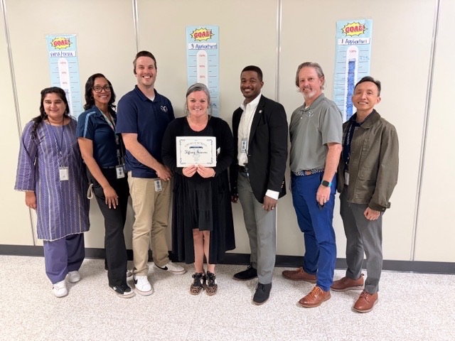 ElsikHighSchool's tweet image. 🎉 Congrats to our Employees of the Month: Mr. Colchado, Mrs. Gowens, and Mrs. Leavelle! Thank you for your dedication, hard work, and commitment to excellence. #RamNation #LeadTheWay