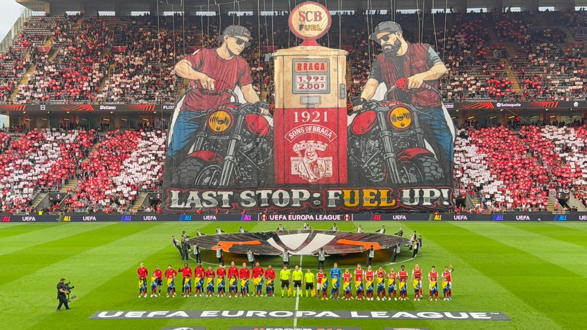 O tifo da noite em Braga: “Last Stop: FUEL up!” ❤️