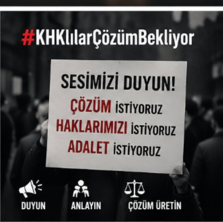 #KHKlılarÇözümBekliyor
Sesimizi duyan yok mu?