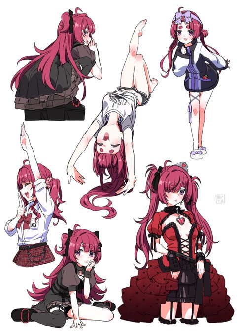 描けてなかった衣装とか🌶
#ぴりからーと 