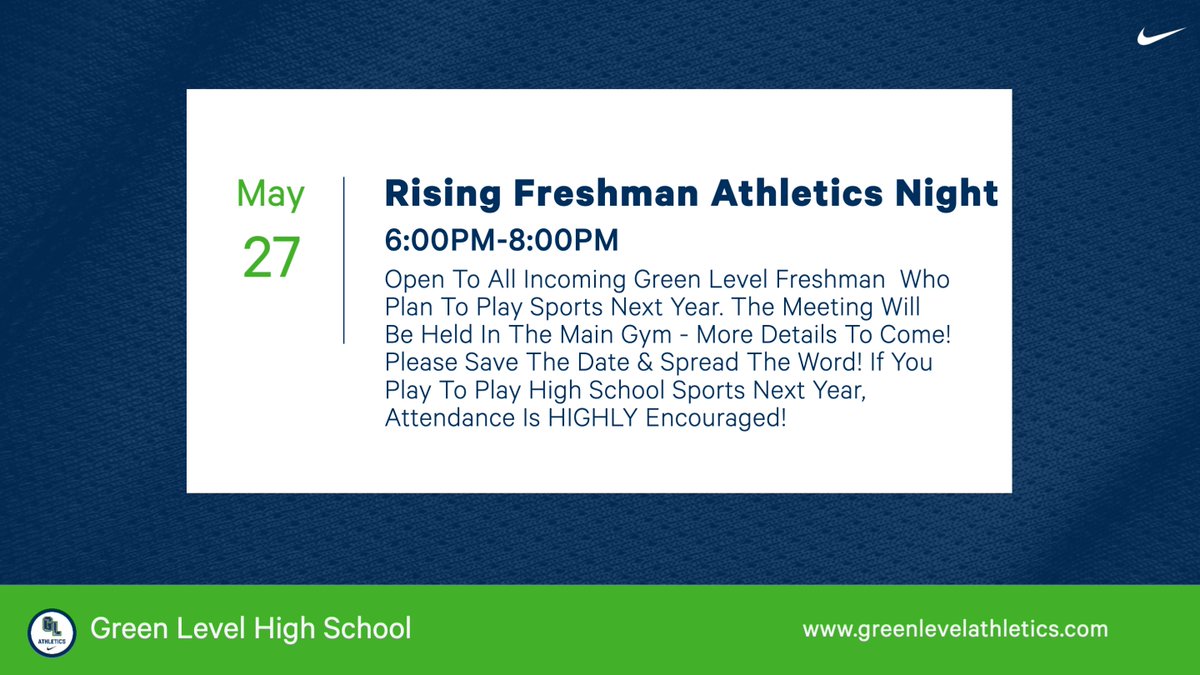 Green Level High School tweet media