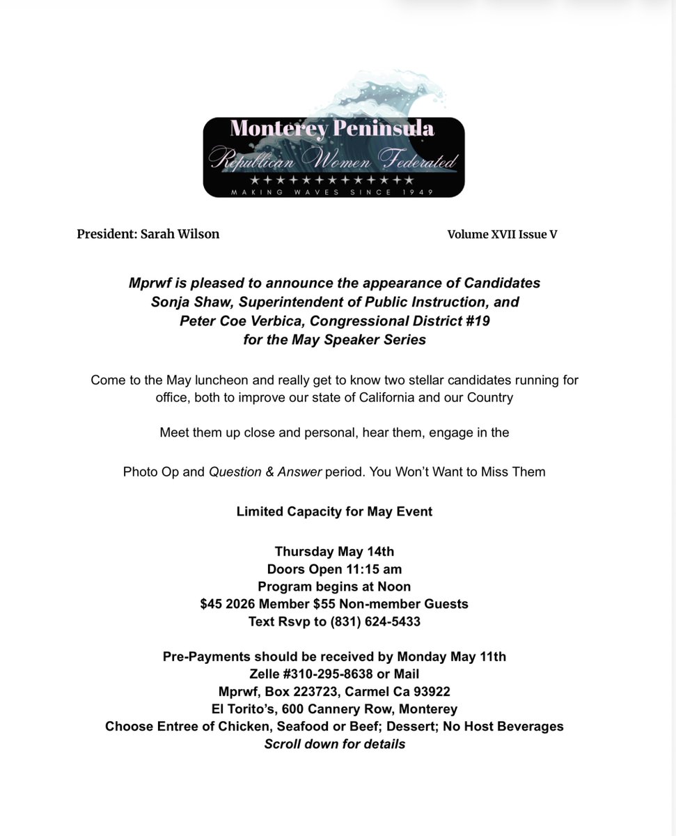 MakingWaves1949's tweet photo. Two Outstanding Candidates  Including Mprwf in Their Personal Appearances

Thousands of Miles

and

Thousands upon thousands of dollars…

Our Opportunity
Thursday May 14th

See below attachment for details. https://t.co/pZDKYCeWUd