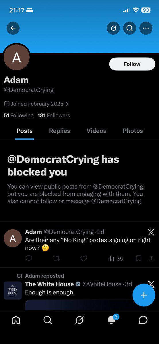 Silverquestion_'s tweet photo. @AppleFunkSus3 @DemocratCrying @leigh_fall @beyond_capital @tracyann4322 Chud even blocked me 😂😂, he #epically owned me by making fun of kids with Down syndrome https://t.co/9HxSpZn7vc
