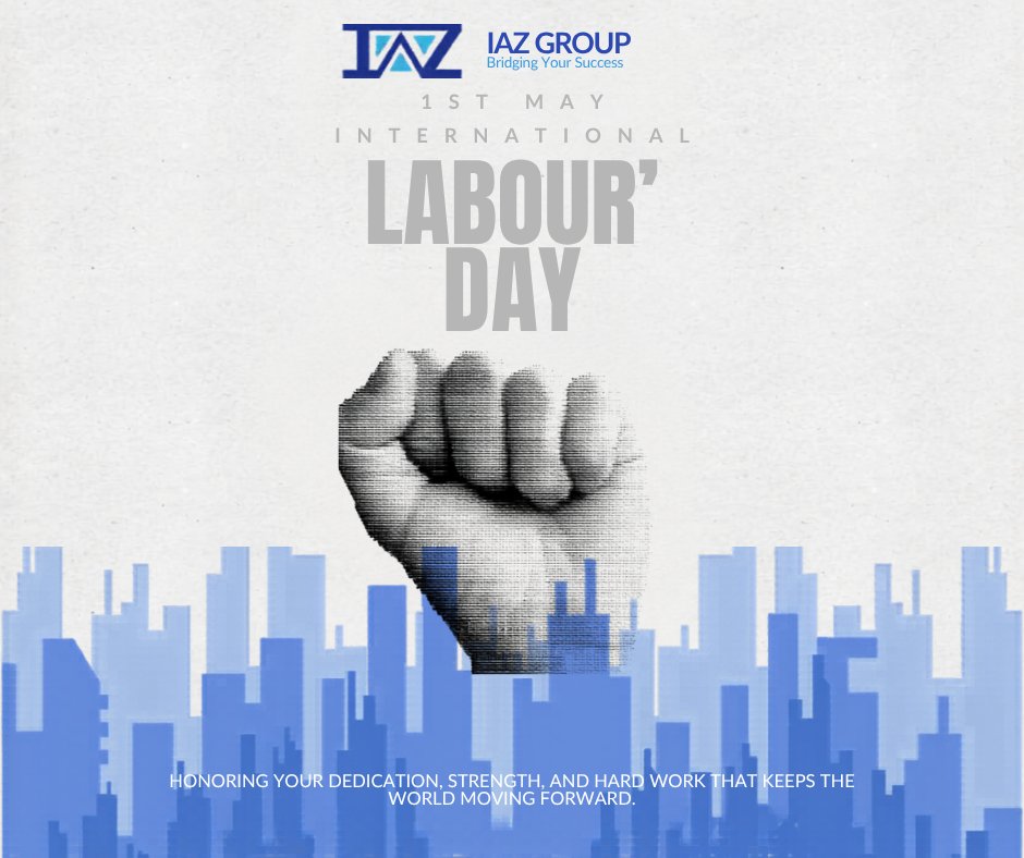 IazGroup's tweet photo. 𝗛𝗮𝗽𝗽𝘆 𝗟𝗮𝗯𝗼𝗿 𝗗𝗮𝘆 from IAZ GROUP 🌟! We salute the dedication and hard work of all workers. Thank you for your tireless efforts!
#LaborDay #IAZGROUP https://t.co/q61sz82JZg