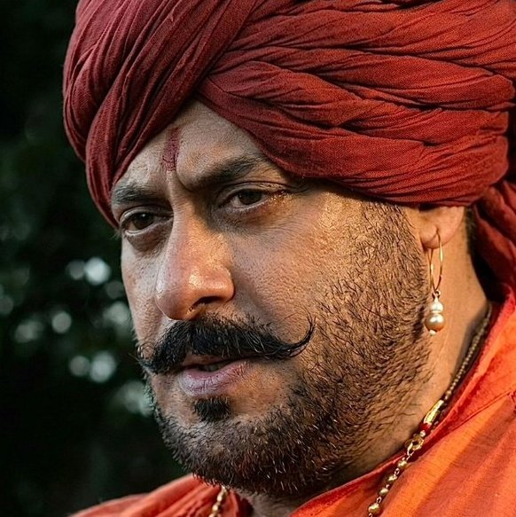 #SalmanKhan's look for #RajaShivaji 🔥