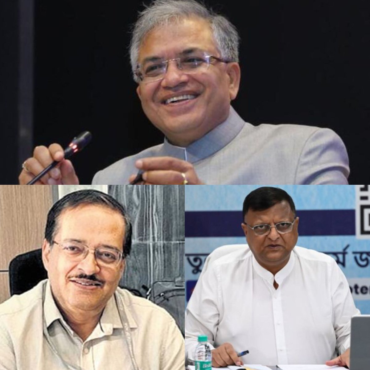 abhijit_storm's tweet photo. The three Captains of the same ship.... 
Thank you Sir, for creating history in the Election Record of West Bengal, since Independence.... https://t.co/yKcZrsp63o