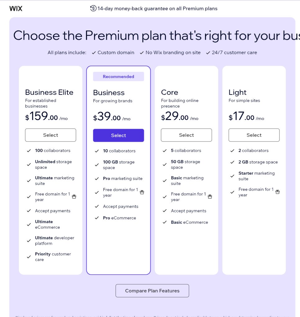 SeenWonderAlex's tweet photo. Oh heck nah (multiply by 12 for prices because those are yearly plans) https://t.co/XpTAzB29SV