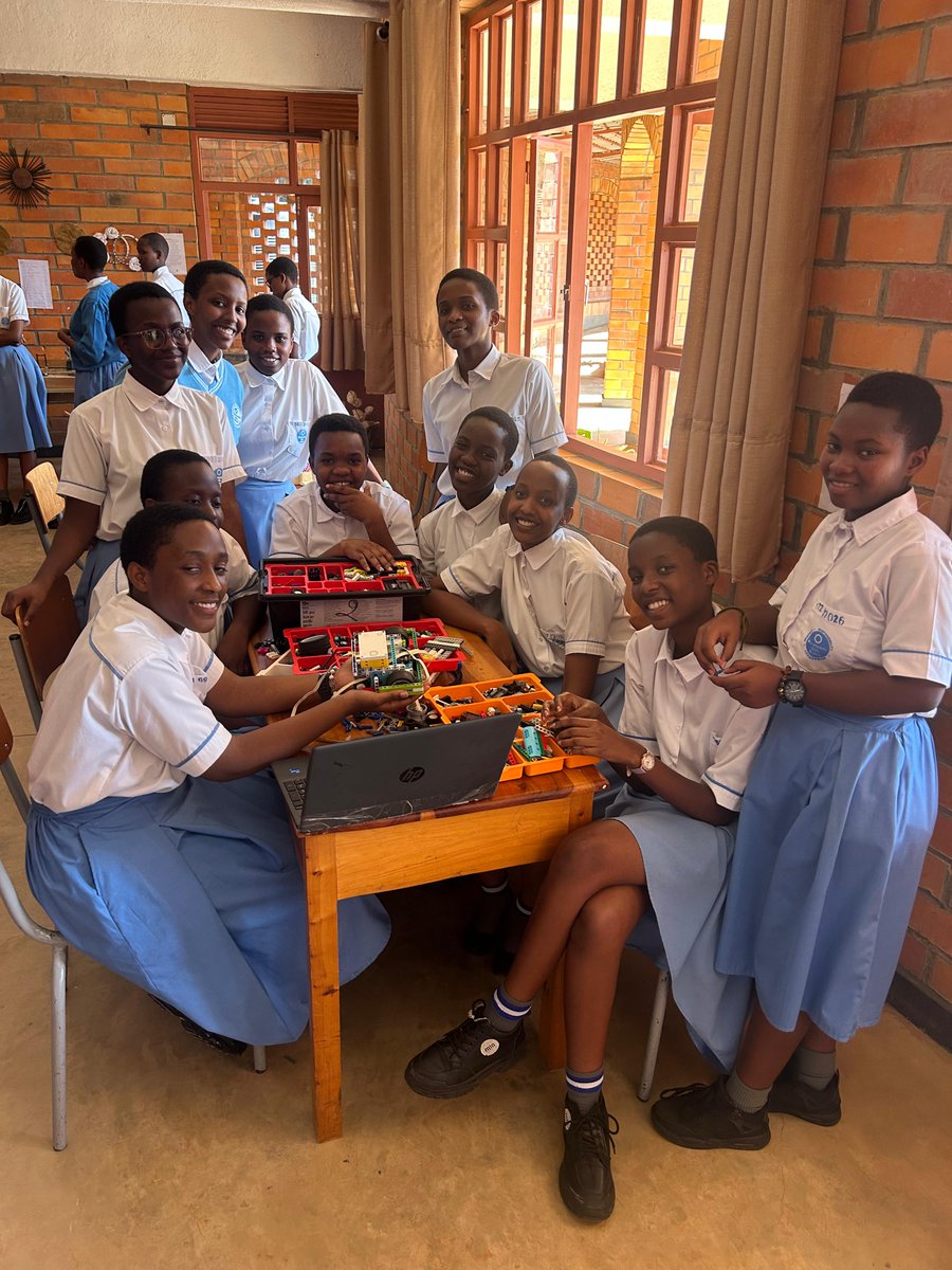 Maranyundo's tweet photo. The students at MGS showcasing their recent awards in Makerspace Competitions where they won 2nd place at the FIRST LEGO League Competition and took home 10 laptops! https://t.co/YiQd8GKKOS