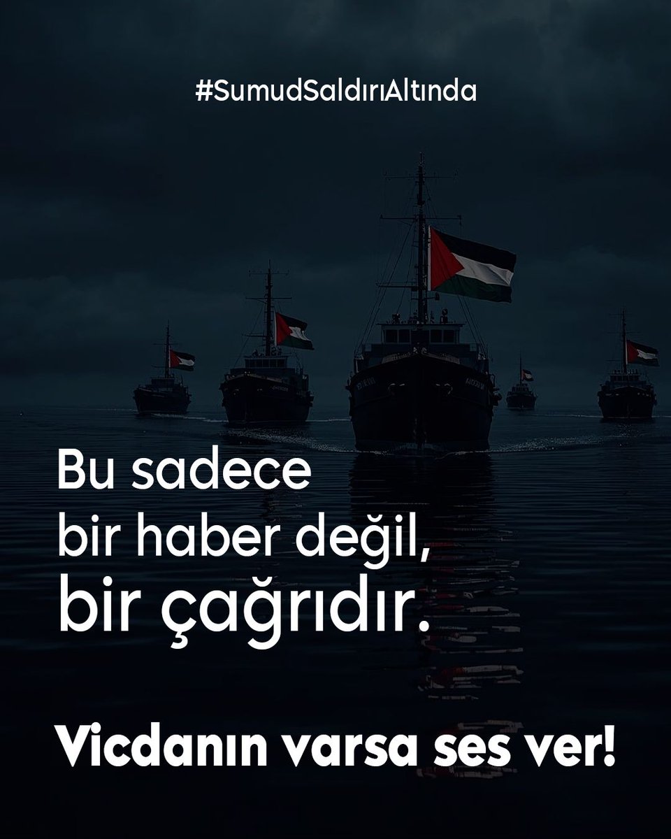 FerhanSNCAR1's tweet photo. Bütün Dünya devletlerini Sumud filosunun güvenliğini sağlamaya davet ediyoruz!
#SumudSaldırıAltında 
@ebsmardin 
@_aliyalcin_ 
@47HSNZGN 
@mustafa70728847 https://t.co/PA6phmyaYR